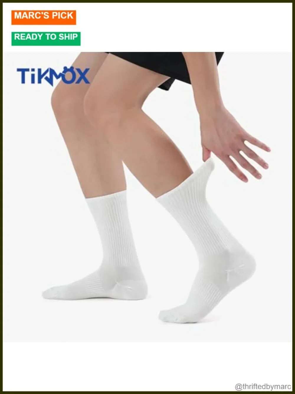 Cotton Cushioned Crew Socks with Arch Compression for Secure Fit